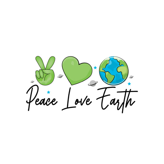 Peace Love Earth Day Everyday Png